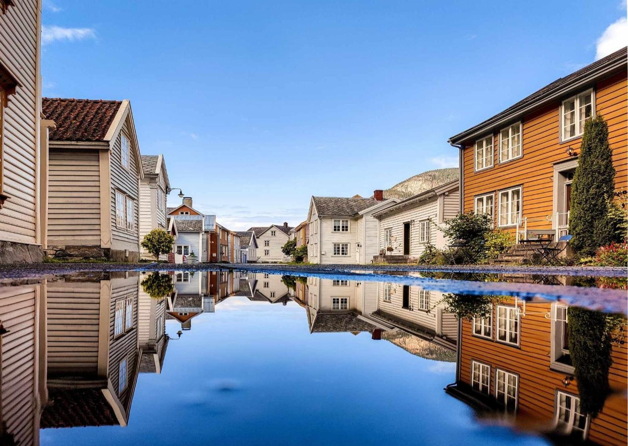 Kvammehuset Pa Gamle Laerdalsoyri Villa Bagian luar foto