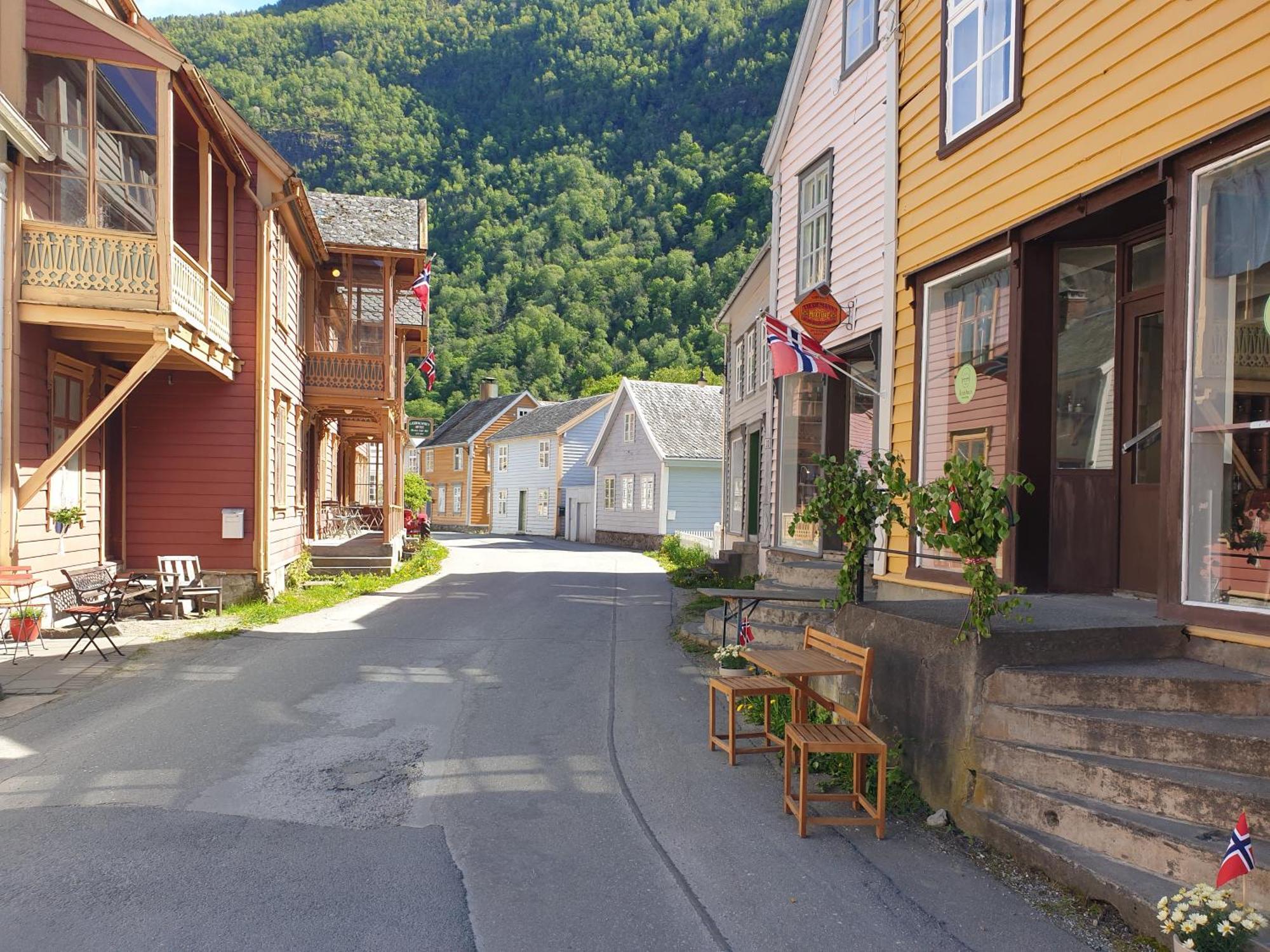 Kvammehuset Pa Gamle Laerdalsoyri Villa Bagian luar foto