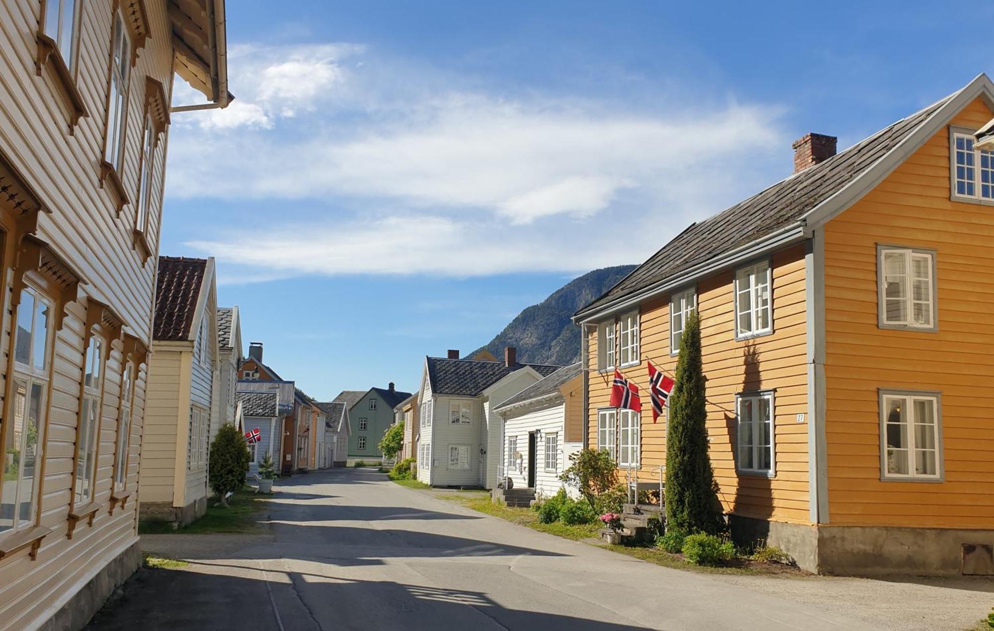 Kvammehuset Pa Gamle Laerdalsoyri Villa Bagian luar foto